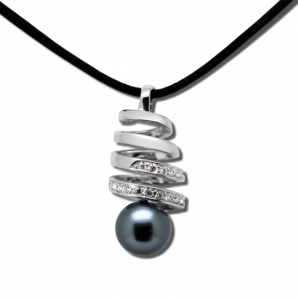 Tahitian Pearl Swirl of Life Pendant