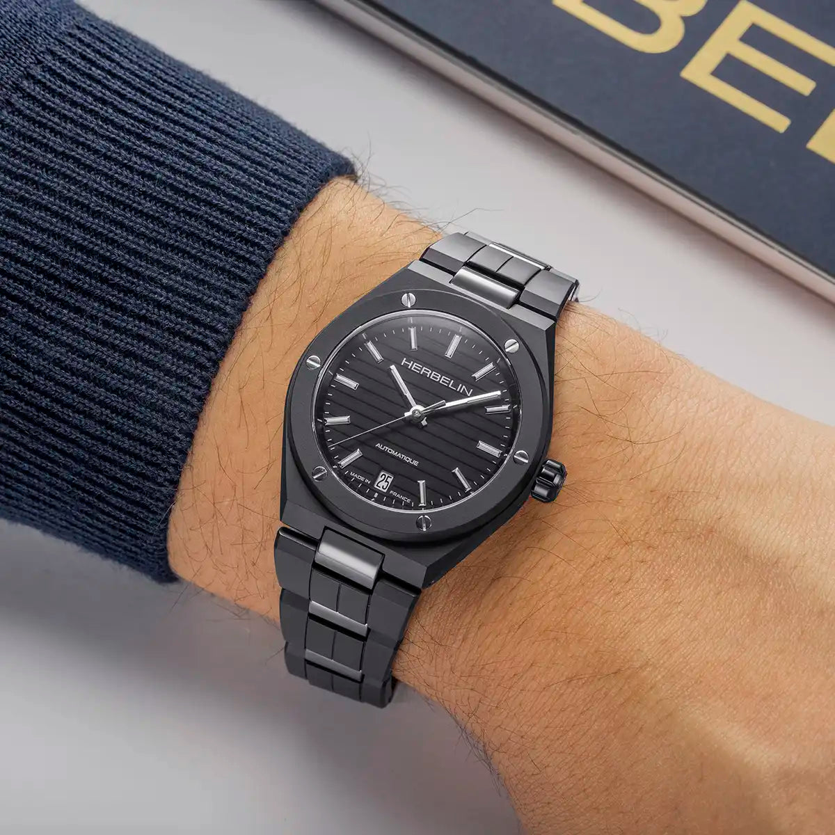 CAP CAMARAT – AUTOMATIC CERAMIC – MATTE BLACK