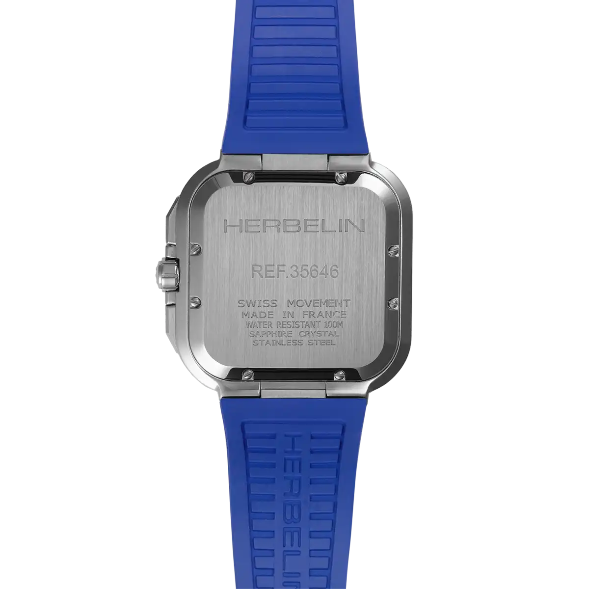 CAP CAMARAT SQUARE – CHRONOGRAPHE – BLEU & FKM BLEU
