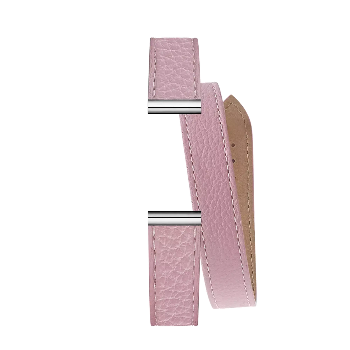 ANTARÈS – BRACELET DOUBLE – ROSE GRAINÉ