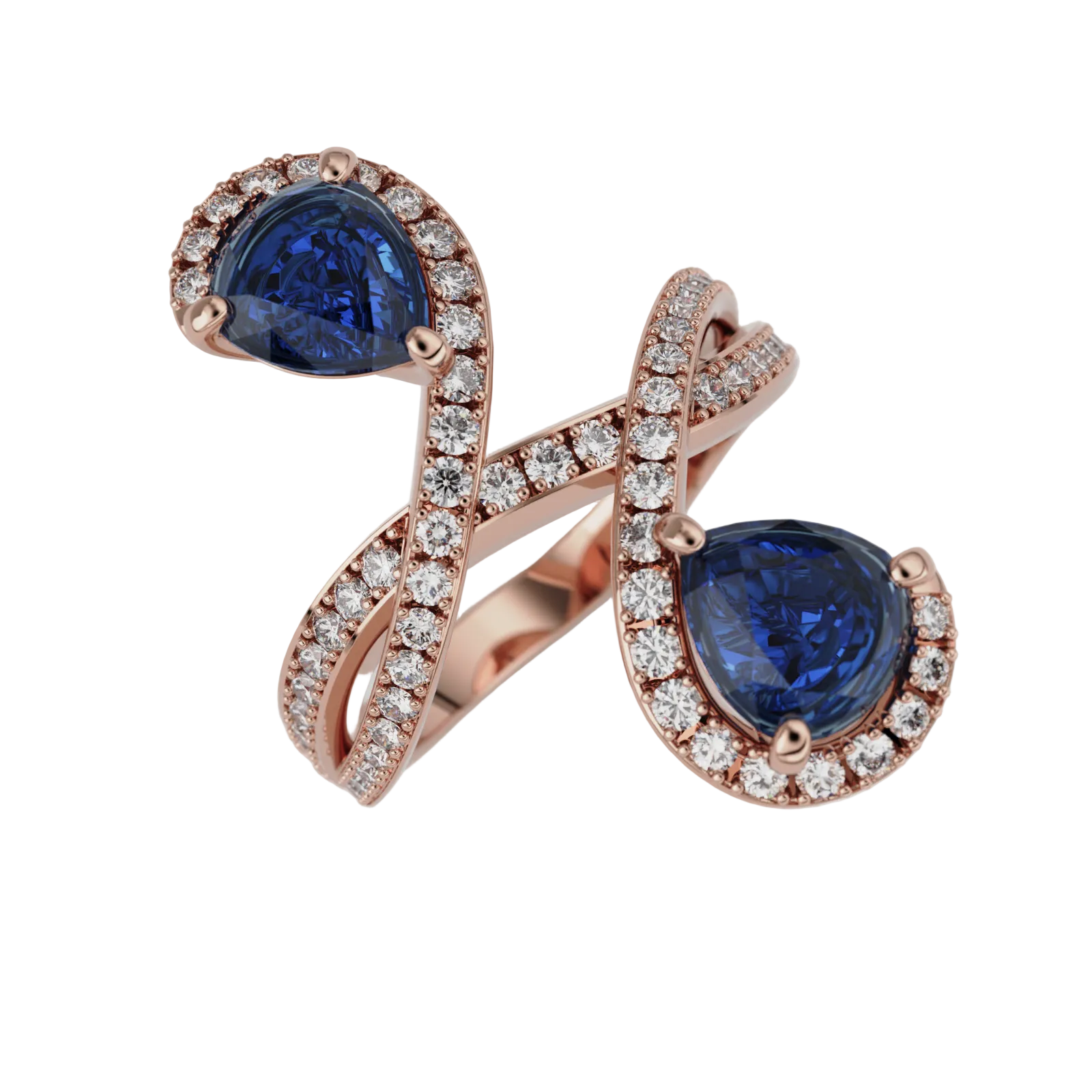 Bague_double_saphir en or rose 4