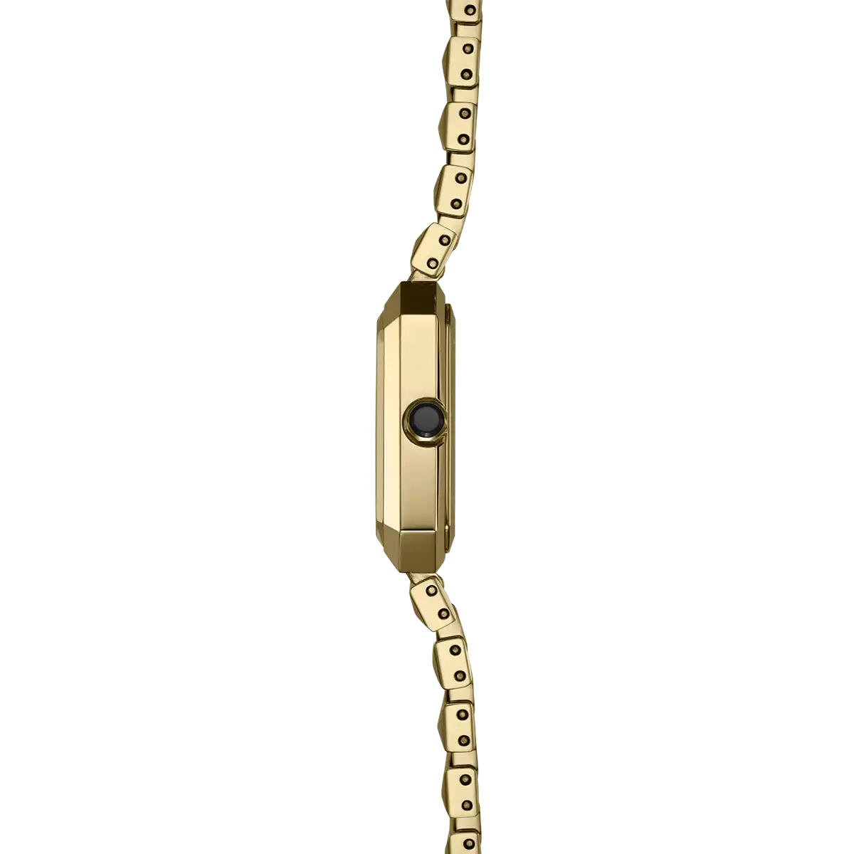 OCTOGÔNE – QUARTZ – NACRE BLANCHE & PVD OR JAUNE