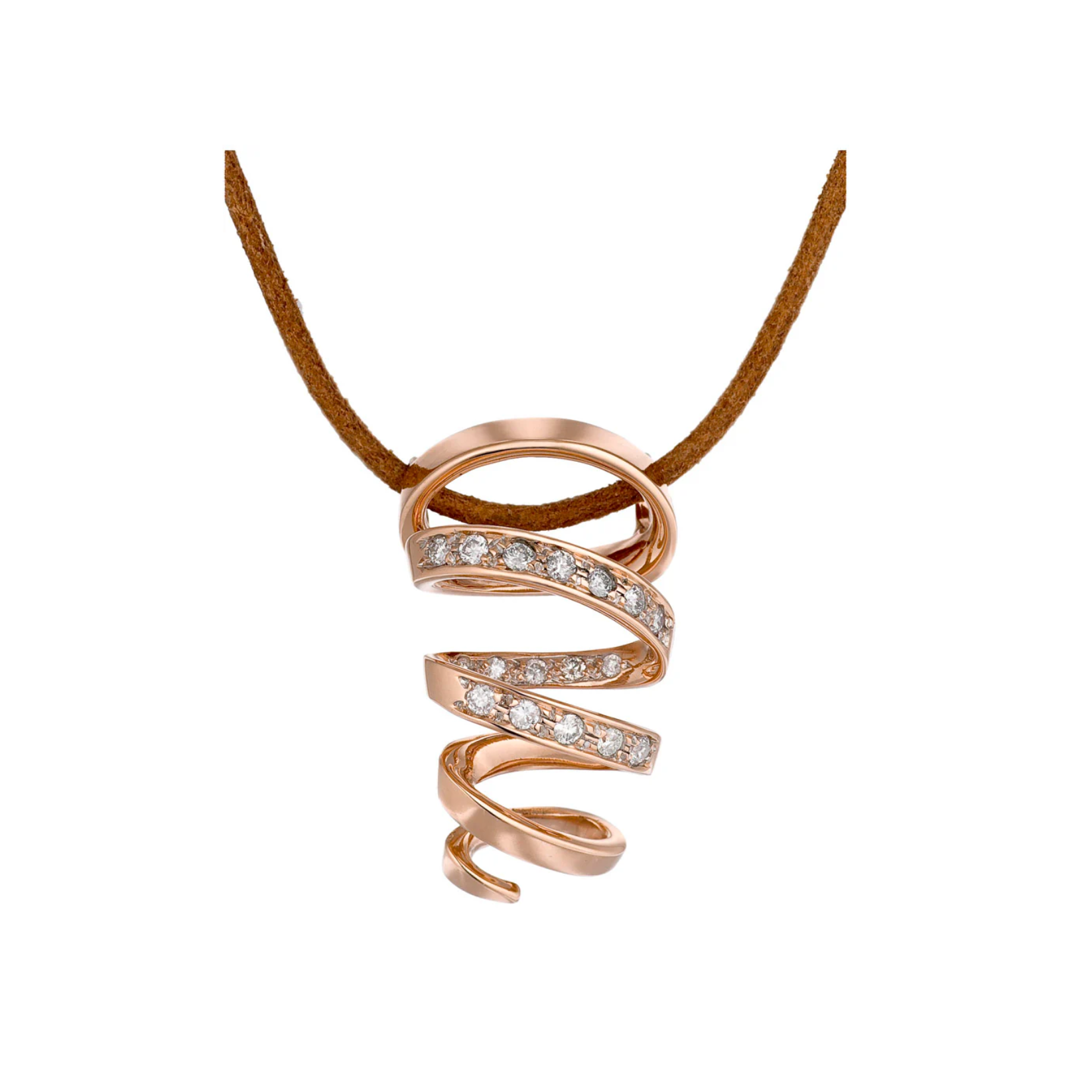 Pendentif Tourbillon de la Vie rose