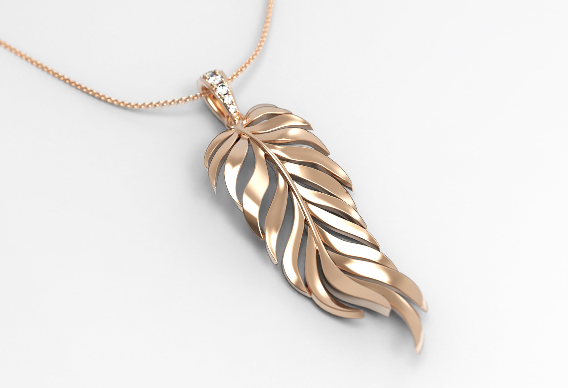 Pendentif "Plume d'Émotion"