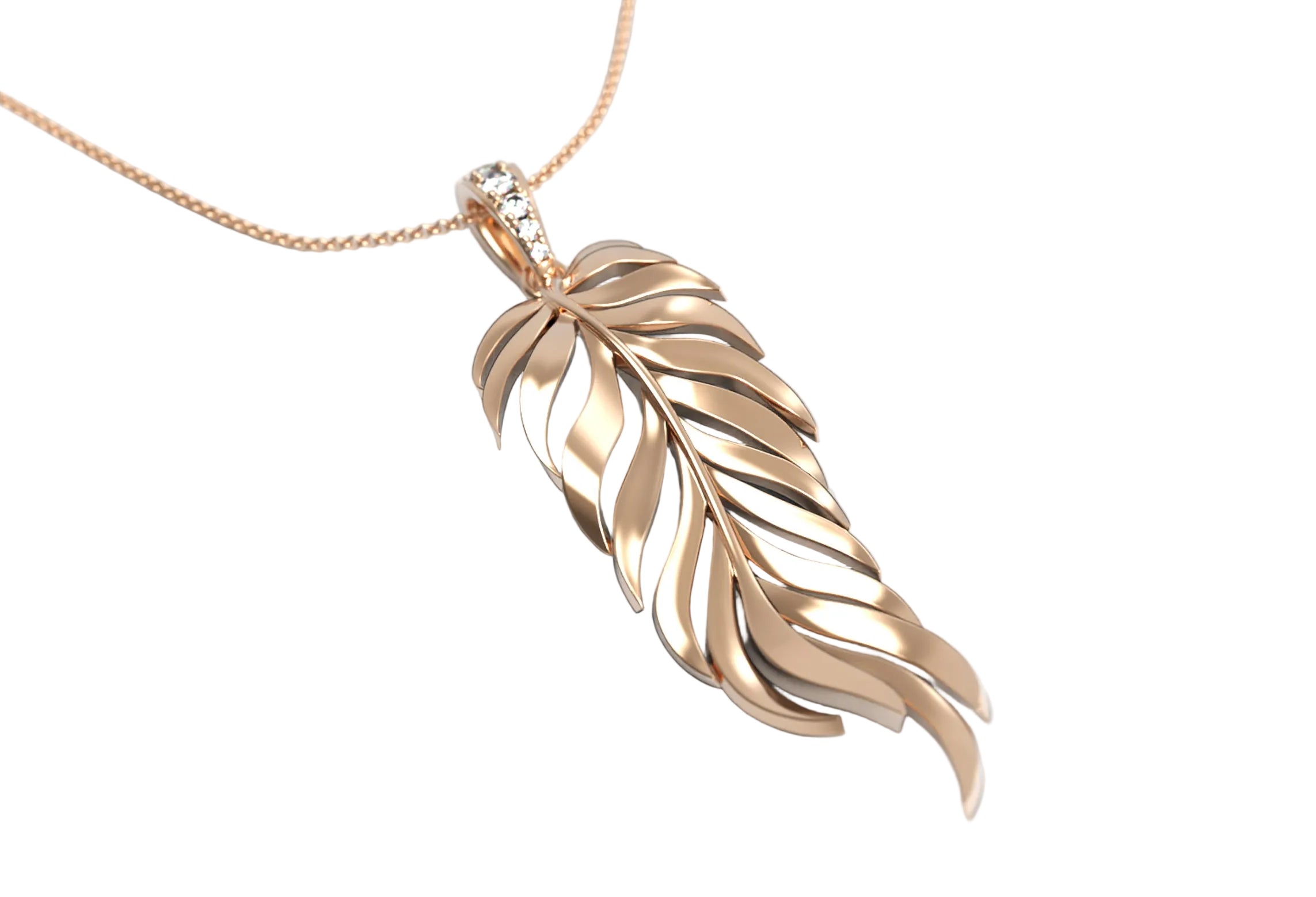 “Feather” pendant