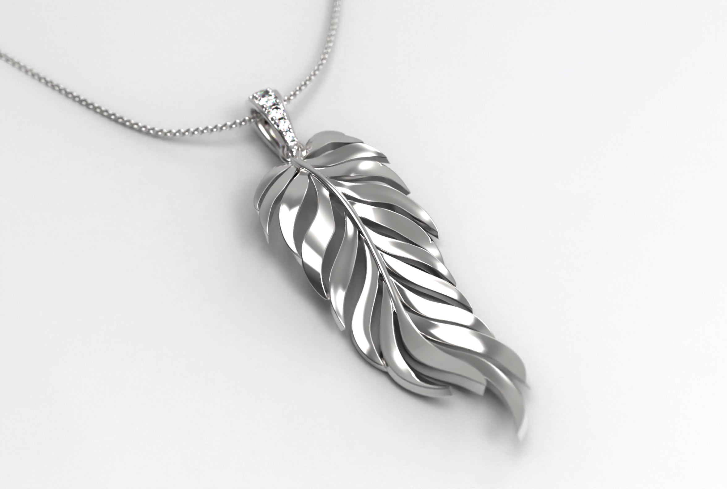 Pendentif "Plume d'Émotion"