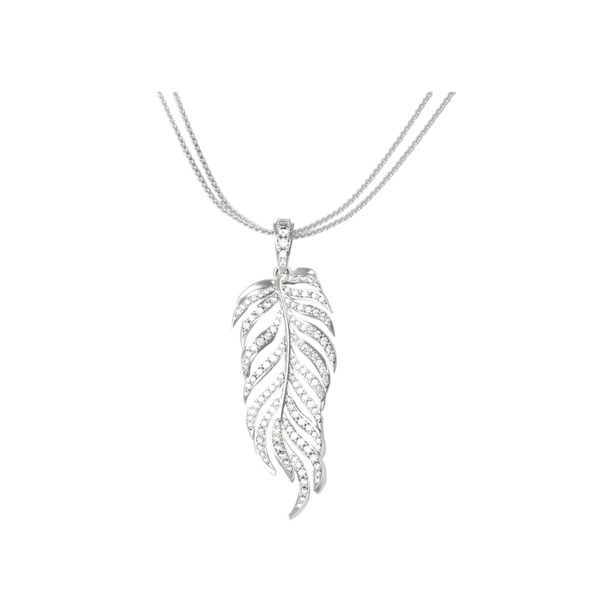 copie de pendentif plume