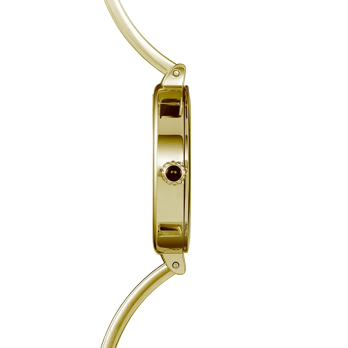 FIL – QUARTZ – PVD OR JAUNE & NACRE BLANCHE