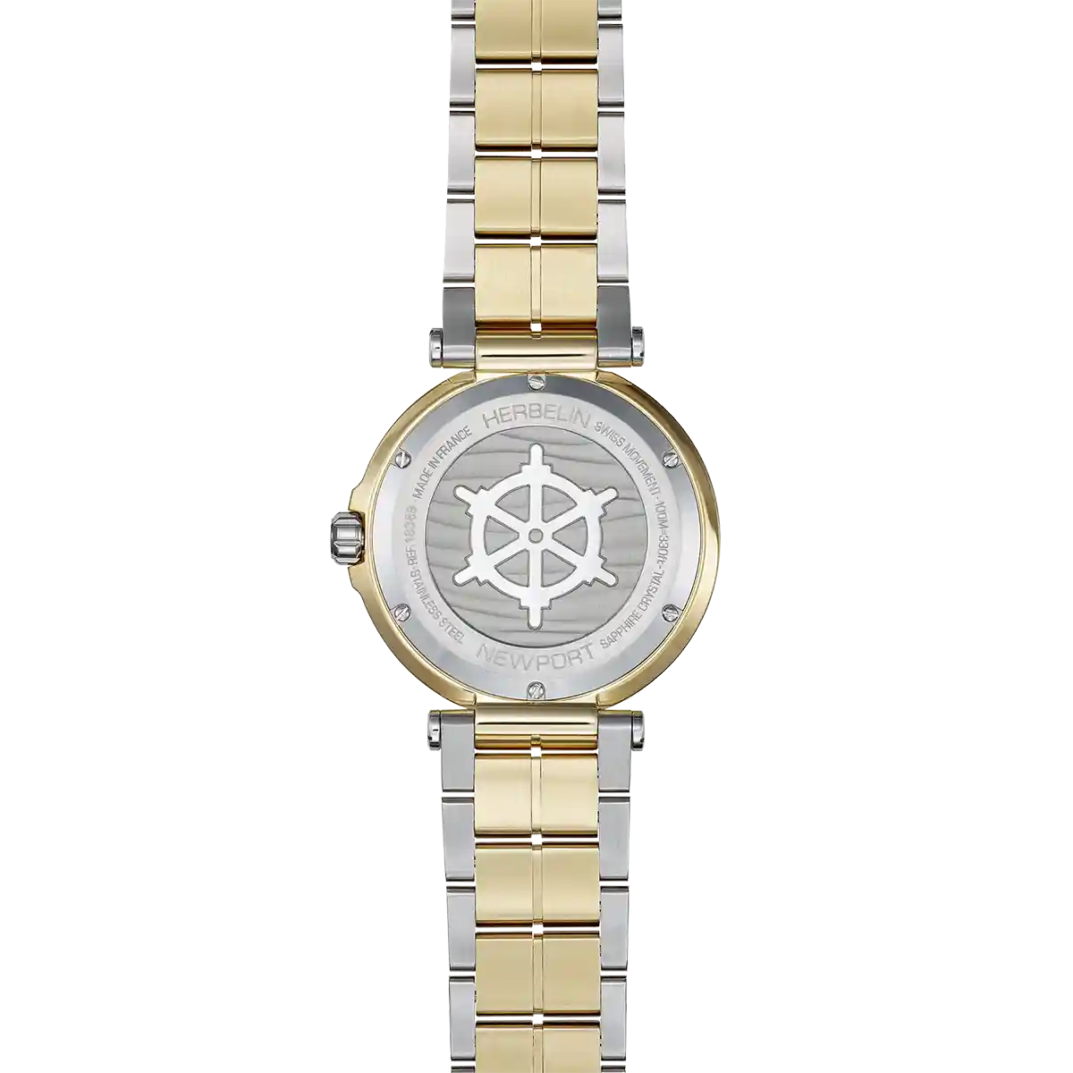 NEWPORT – QUARTZ – ACIER BICOLORE
