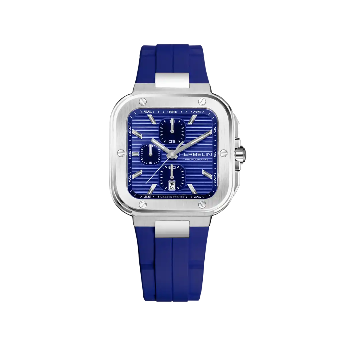 CAP CAMARAT SQUARE – CHRONOGRAPHE – BLEU & FKM BLEU