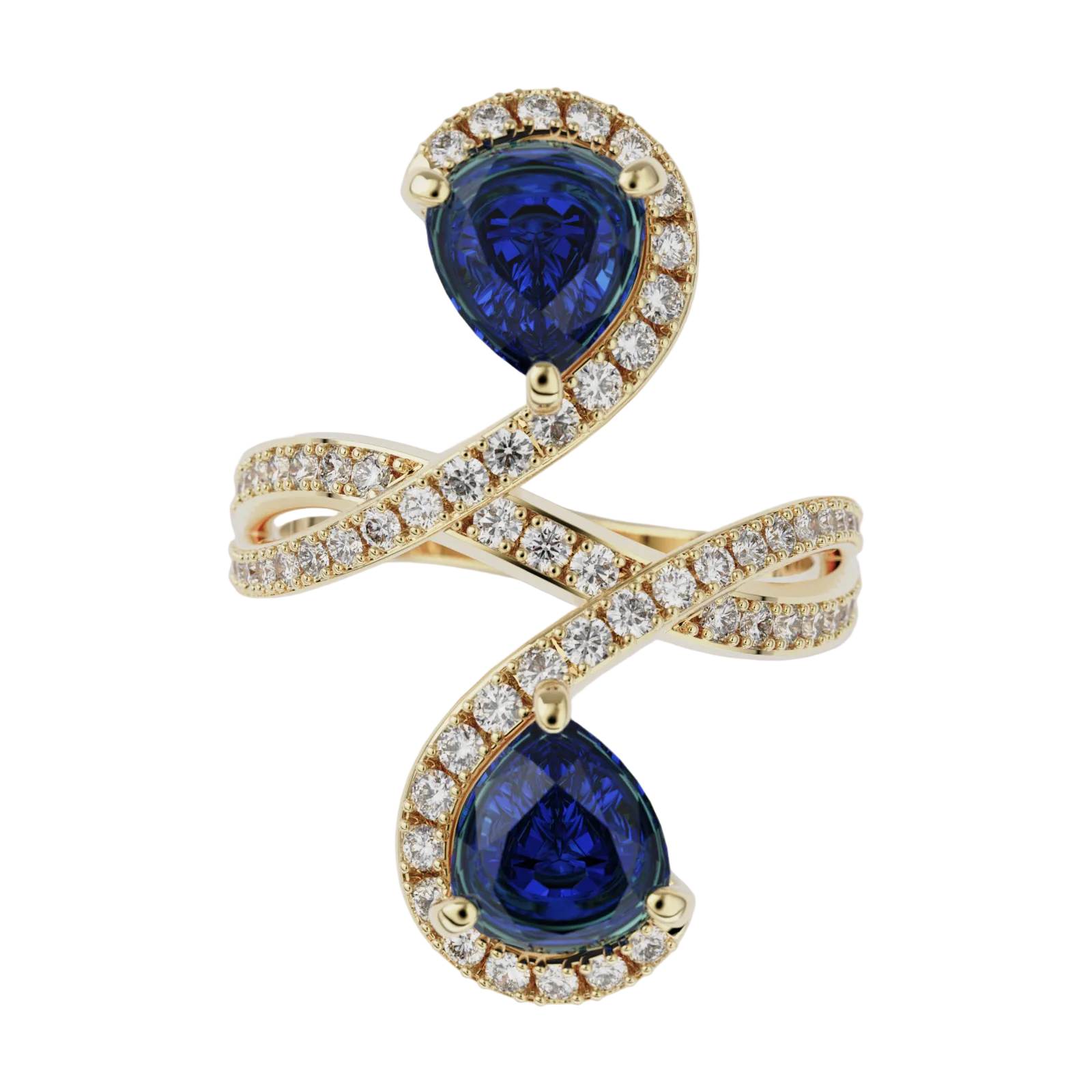 Bague_double_saphir en or jaune2