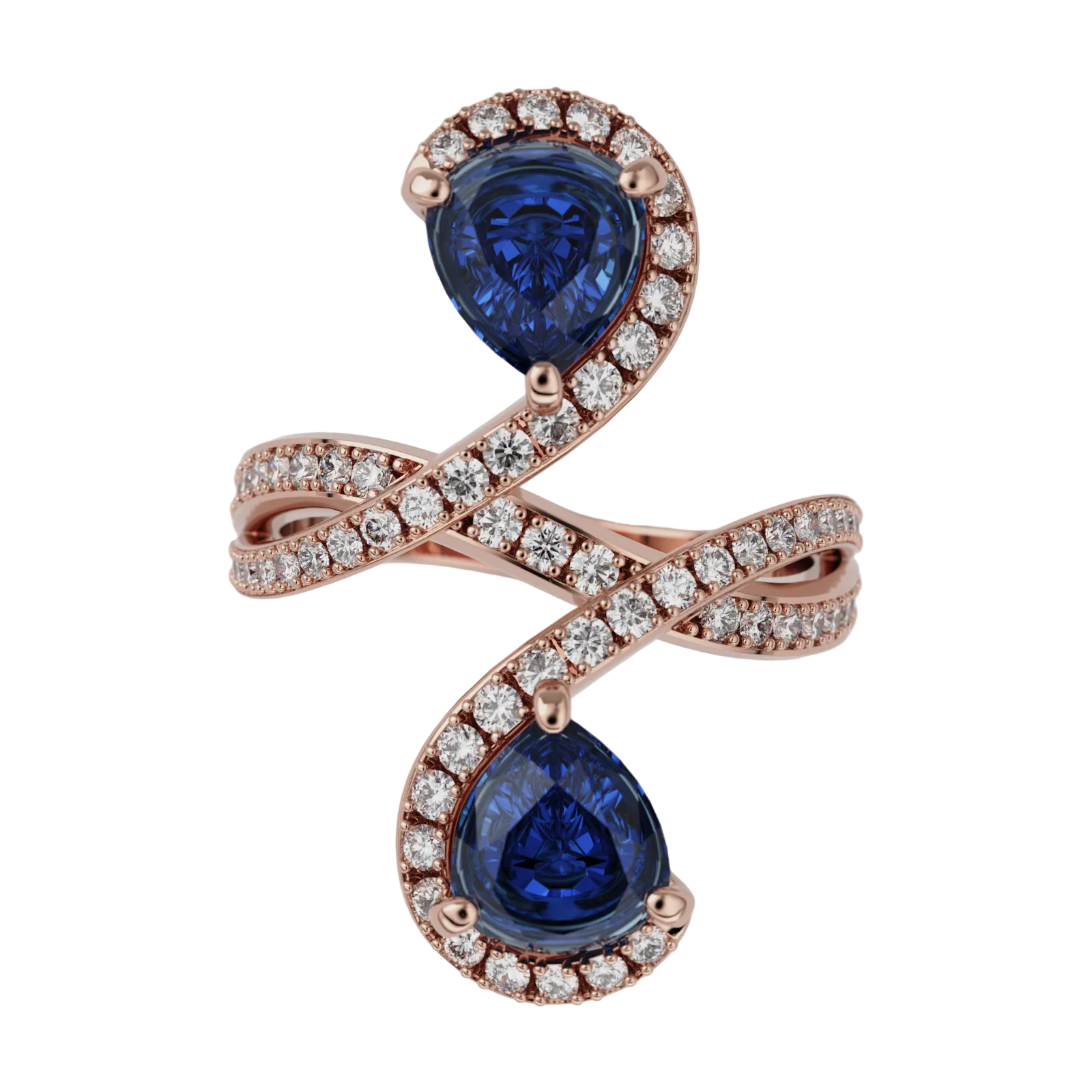 Bague_double_saphir en or rose 5