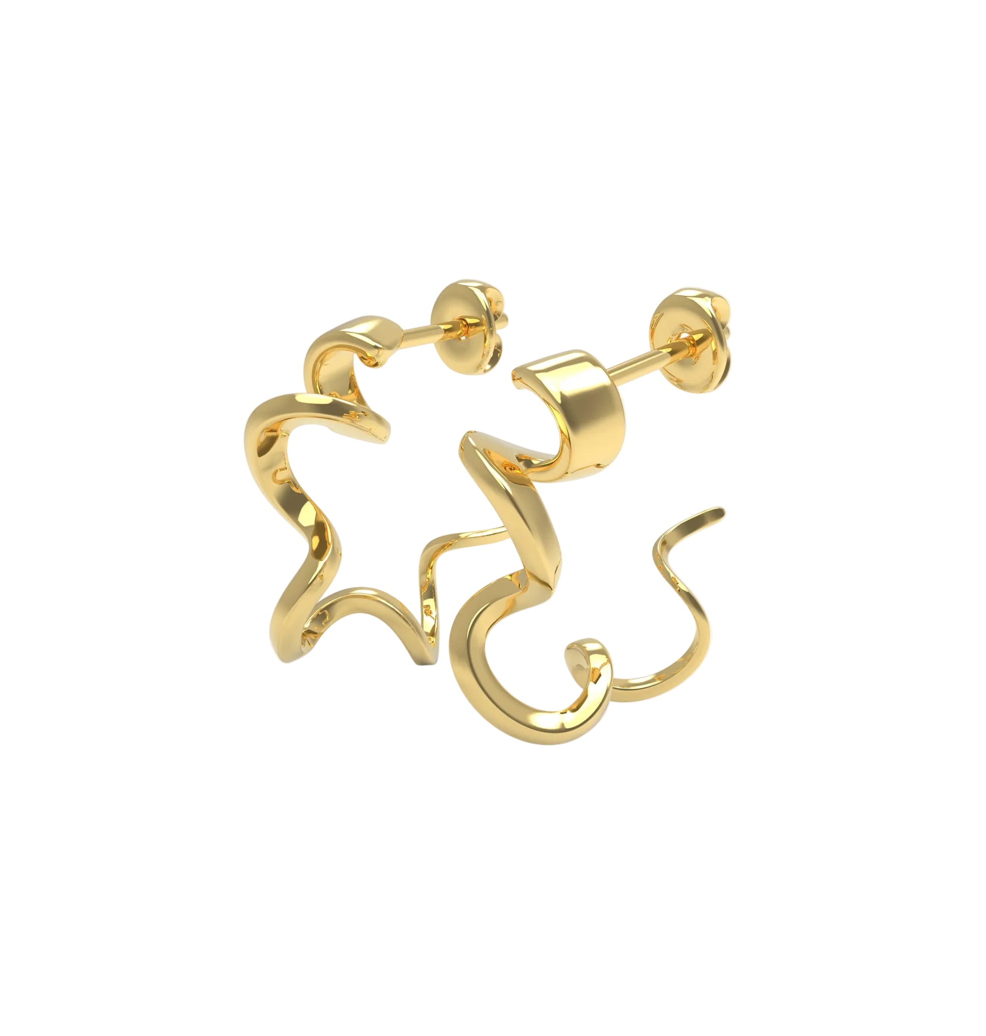 Boucles d'oreilles Tourbillon de la Vie " l'original"