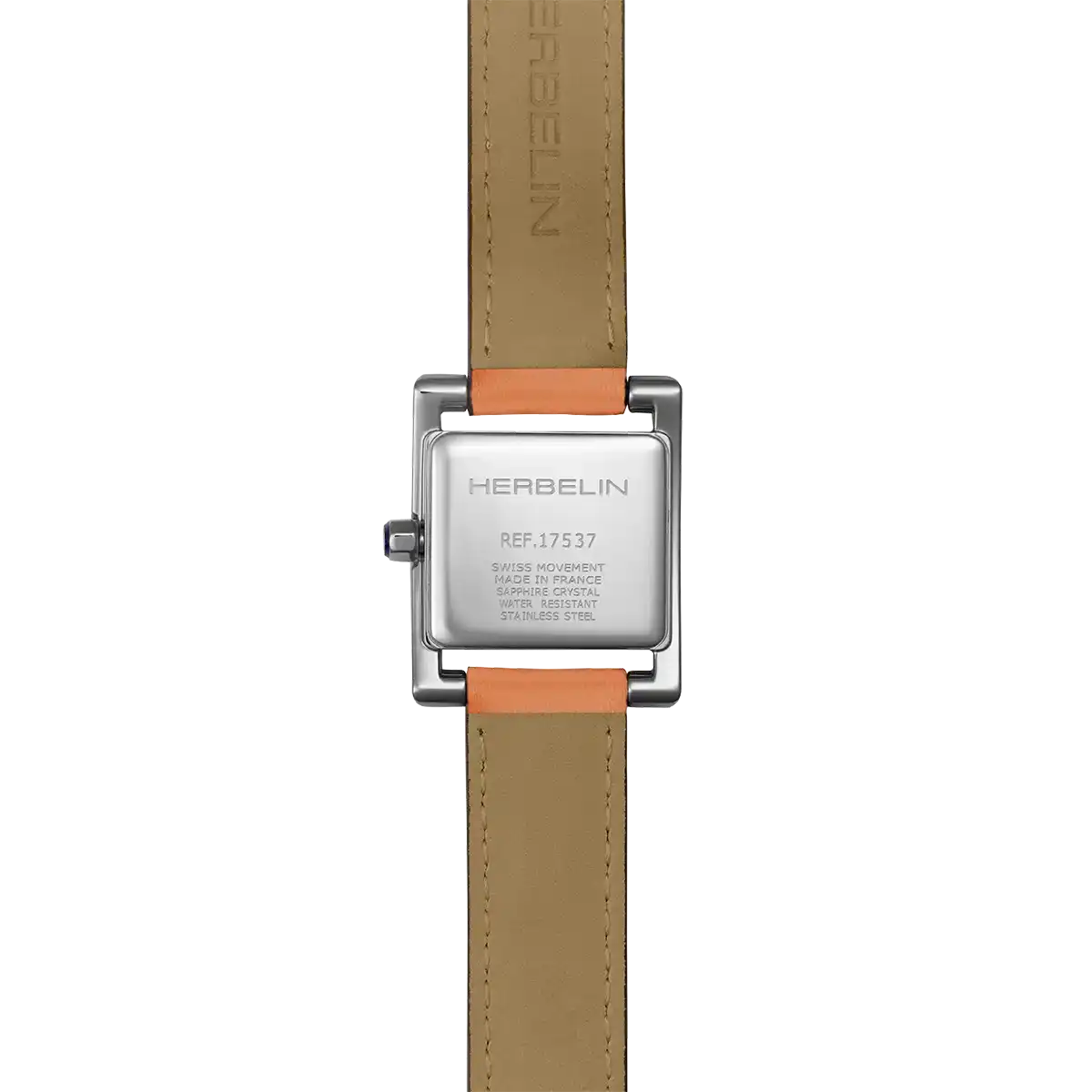 Ve AVENUE – QUARTZ – CUIR ORANGE & INDEX