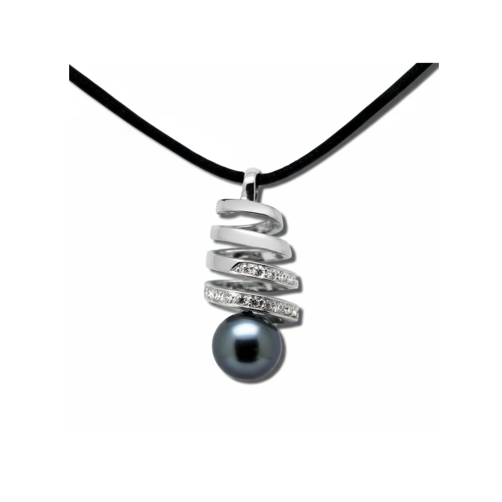 Pendentif Tourbillon de la Vie Perle de Tahiti