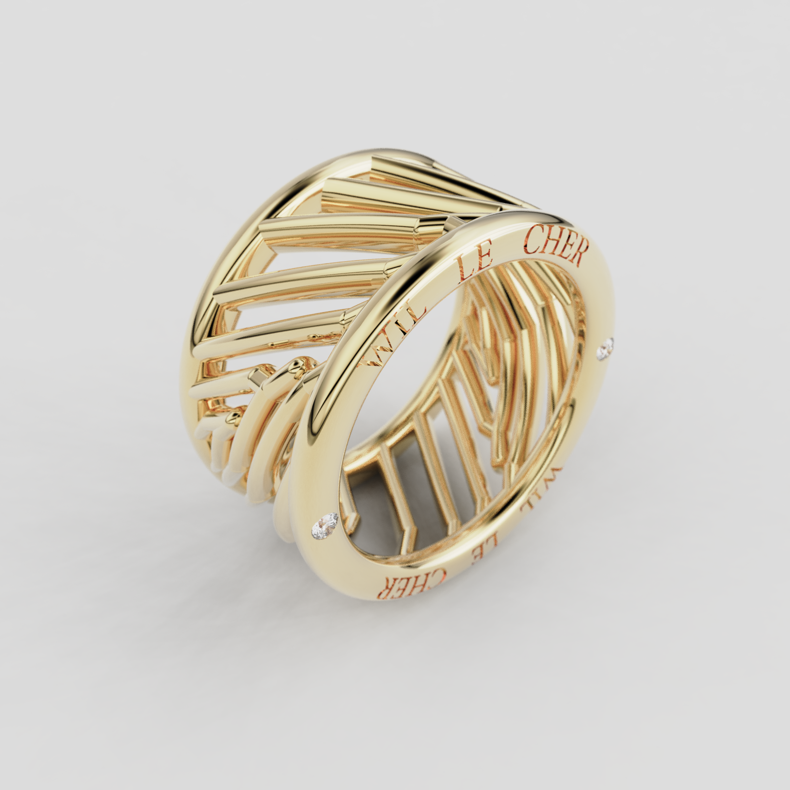 Bague Palme