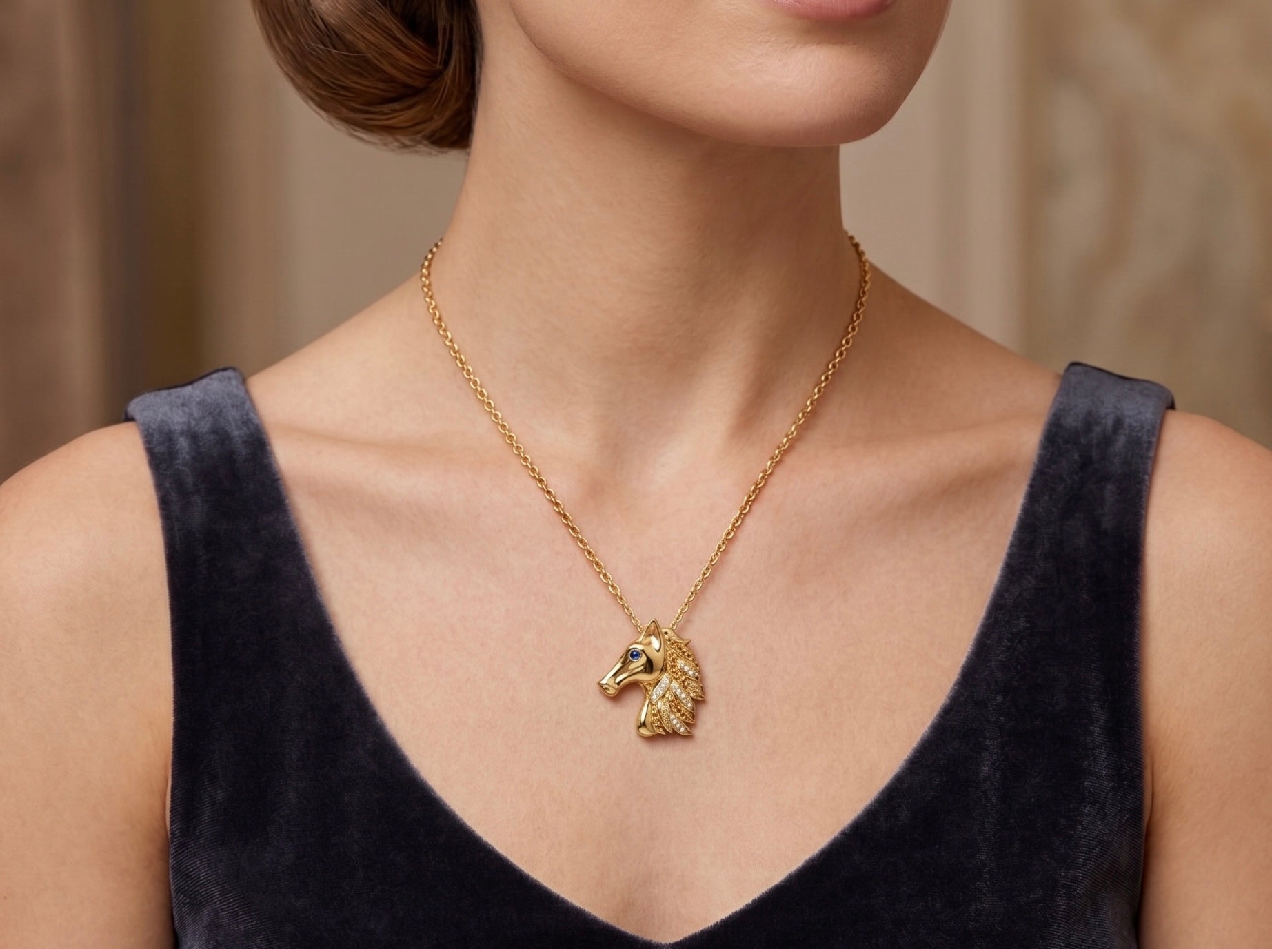 Pendentif cheval