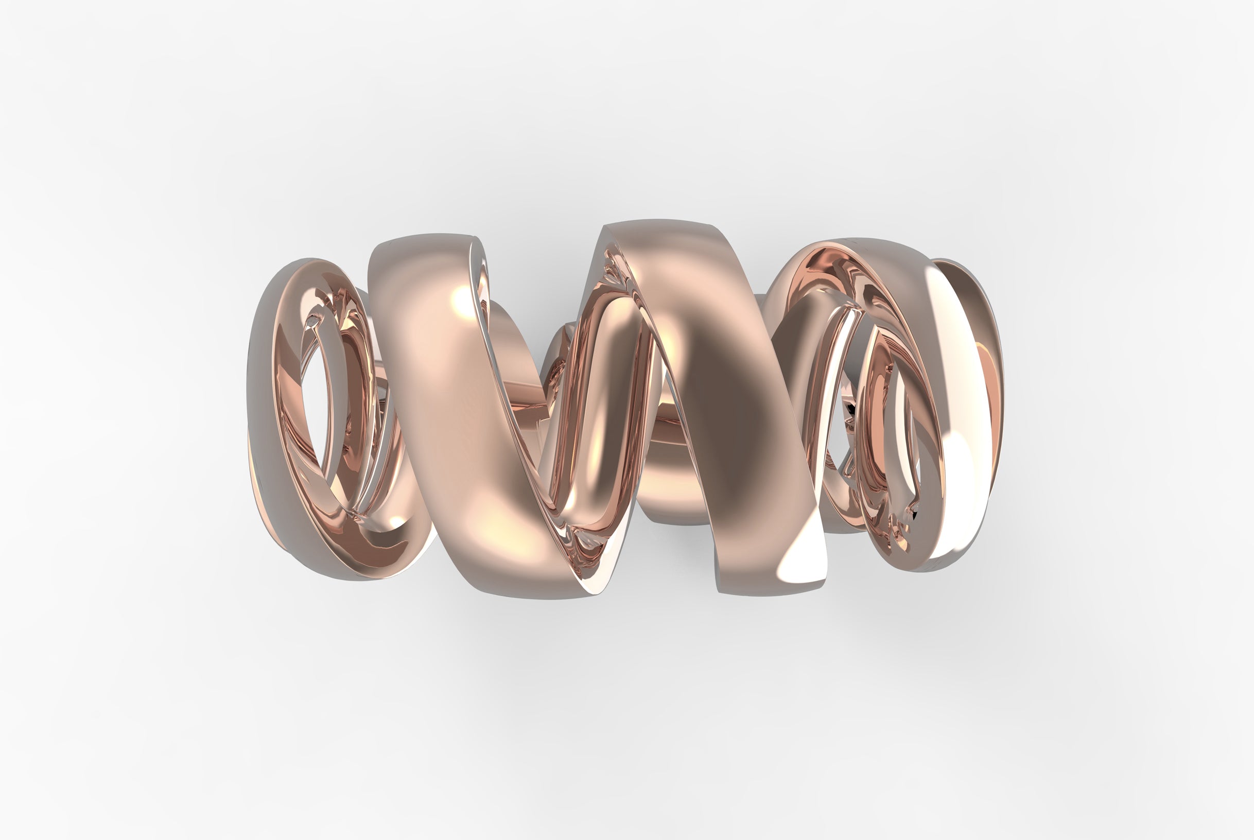 All gold Tourbillon de la Vie ring