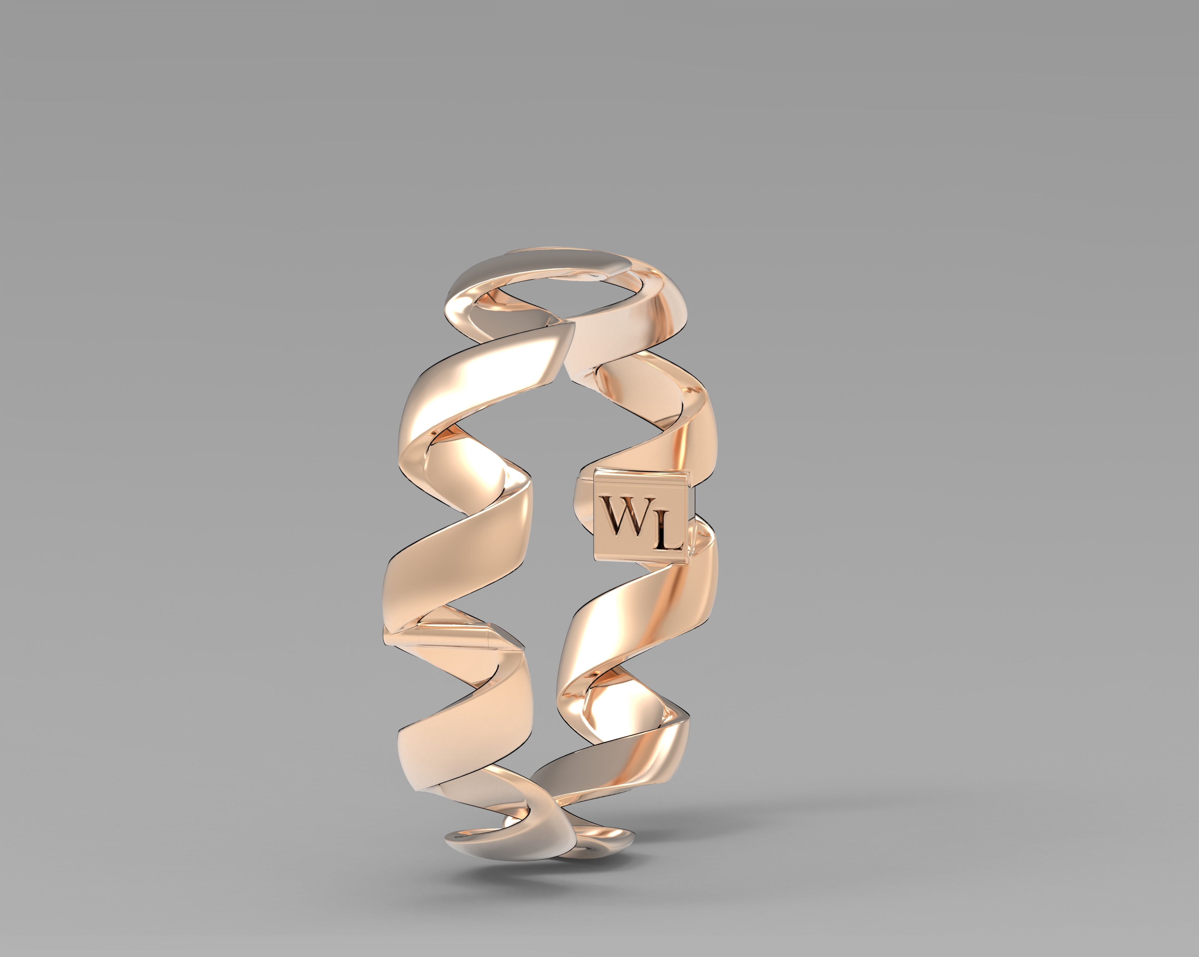 “Twirl of Life Bracelet” cuff