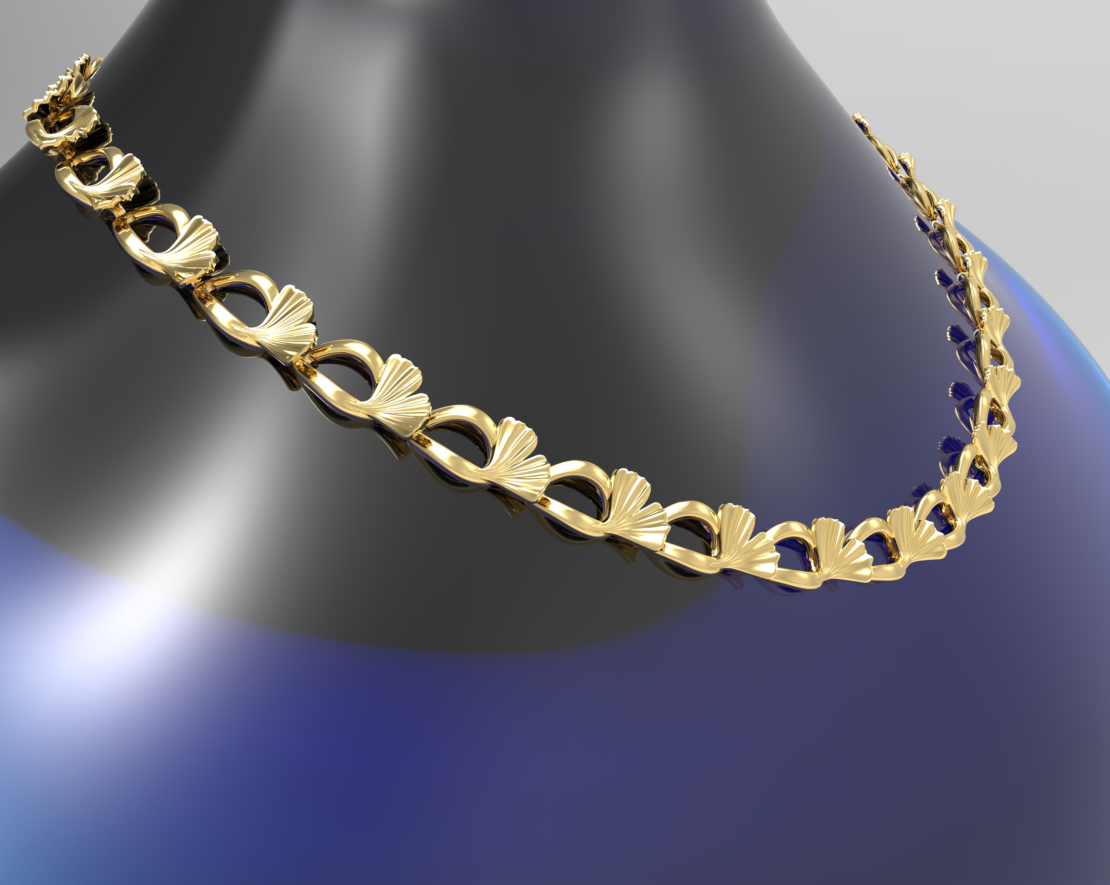 Ginkgo necklace