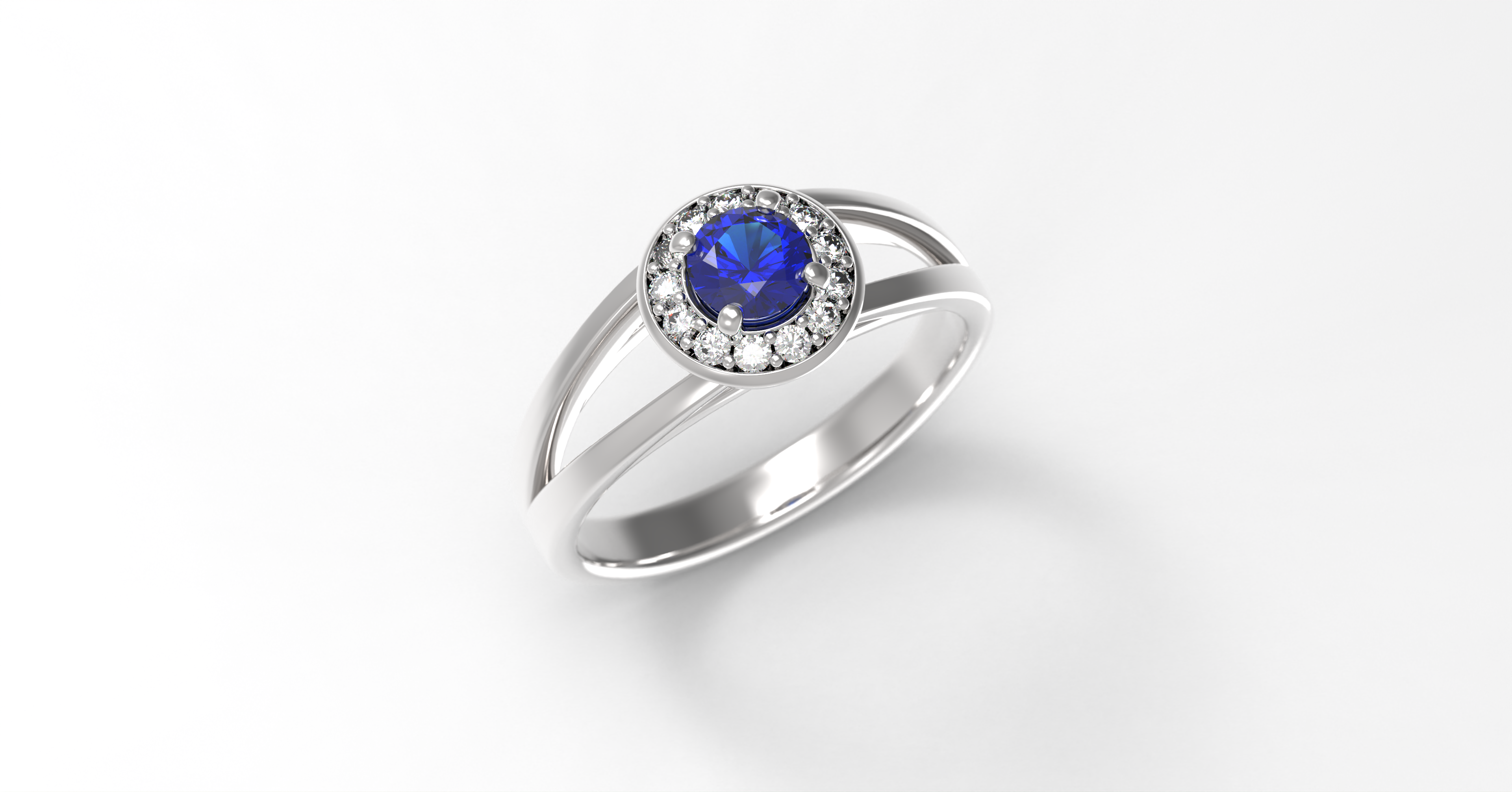 Mignonette sapphire ring